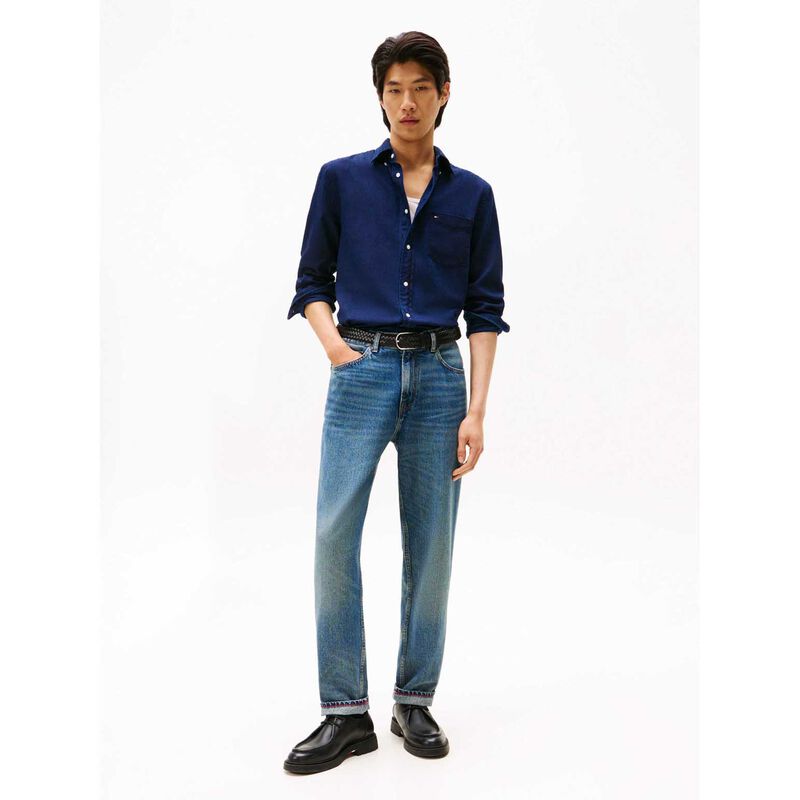 Tommy Hilfiger Indigo Flannel Shirt image number 3